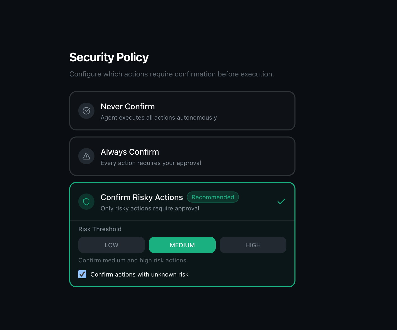 Security Policy