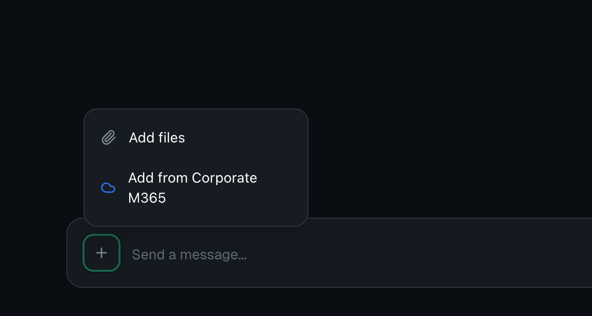 File upload options